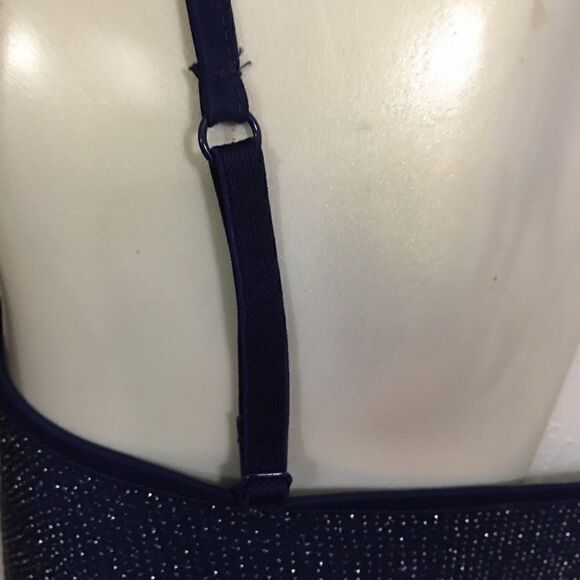 Express Fitted silver metallic sparkle Tank - Picture 4 of 6
